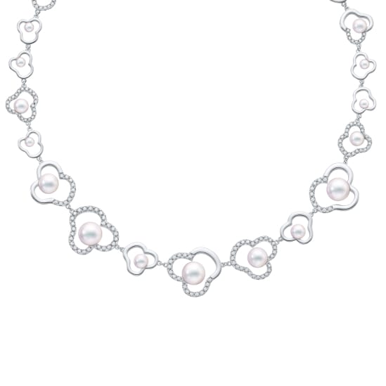 chants diamonds pave Necklace