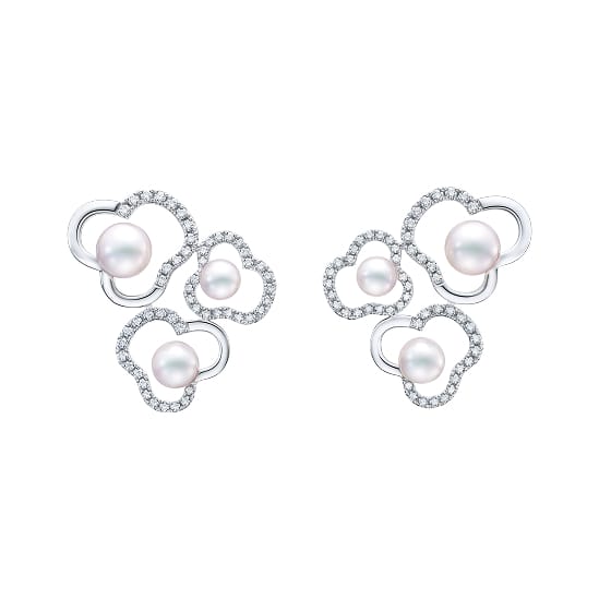 chants diamonds pave Earrings