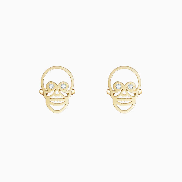 SKULL Ear Cuff スカル イヤーカフ EID-4332R-18KYG EID-4332L-18KYG