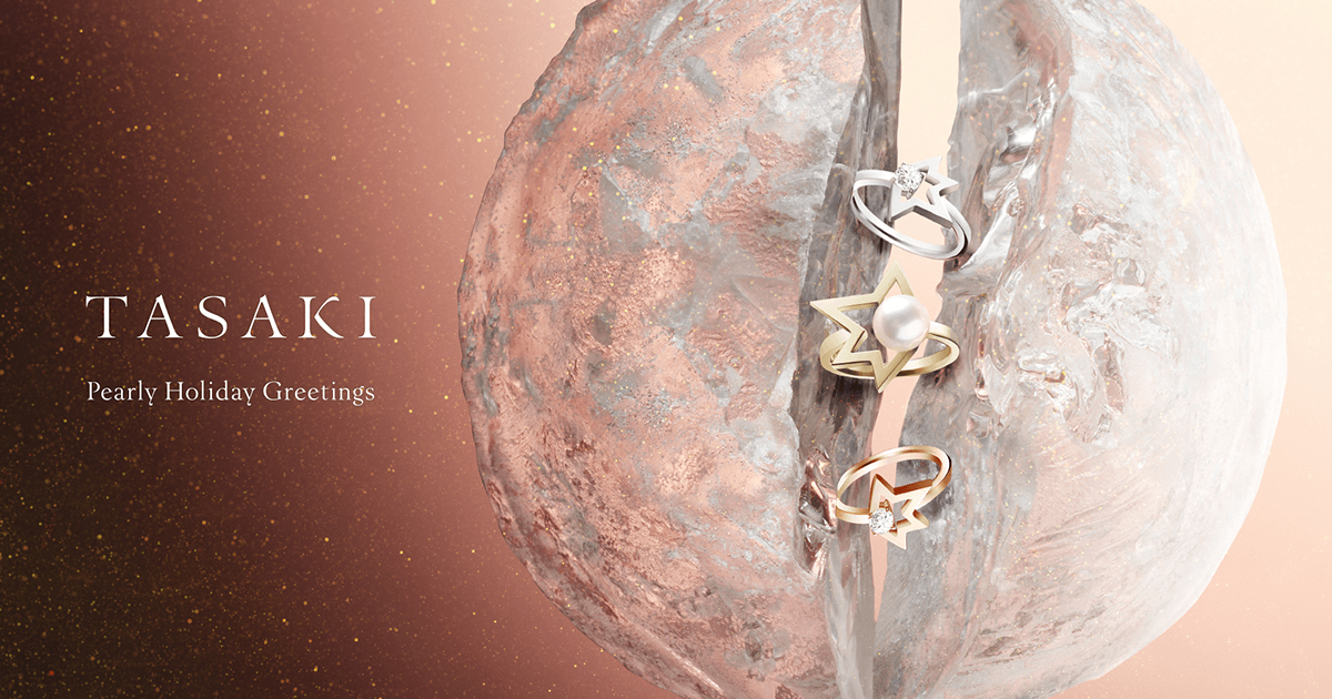 Pearly Holiday Greetings : TASAKI HOLIDAY COLLECTION