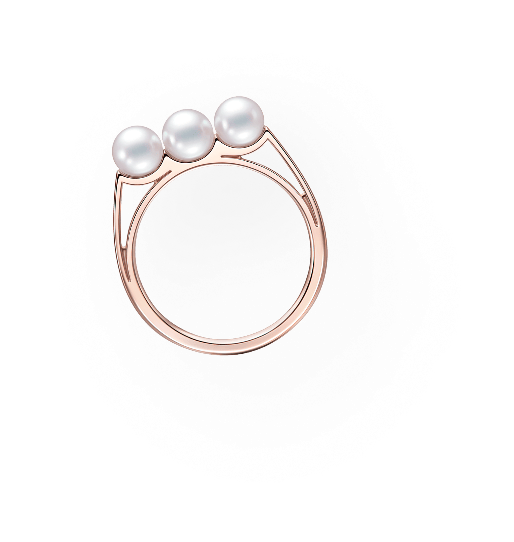 デコルテに輝く、軽やかな花々