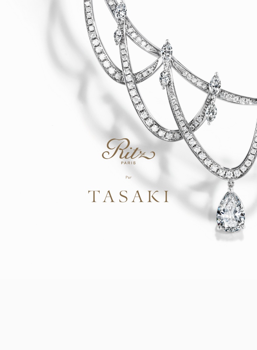 田崎真珠 TASAKI ペアシェイプ ダイヤ 0.51ct ネックレス K18