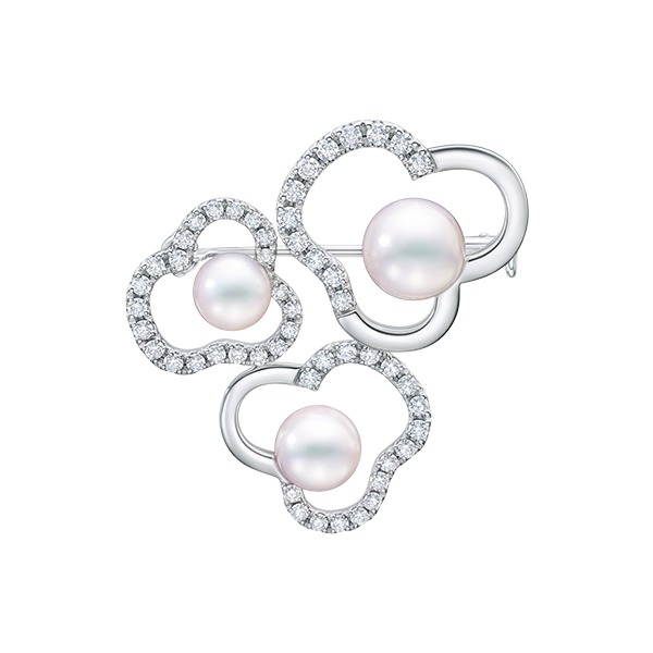 ♡tasaki 18kダイヤ♡ピンブローチ 楽天市場】タサキ ブローチ レディース フラワーデザイン パール