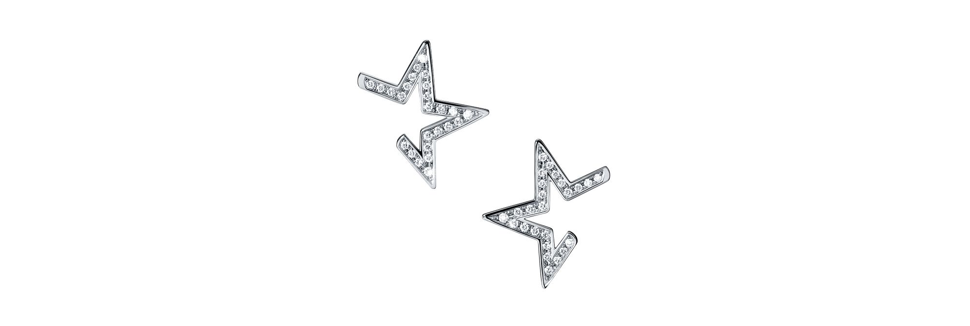 アブストラクト スター イヤリング EID-3981-18KWG|イヤリング/abstract  star/ダイヤモンドジュエリー|TASAKI（タサキ）公式サイト