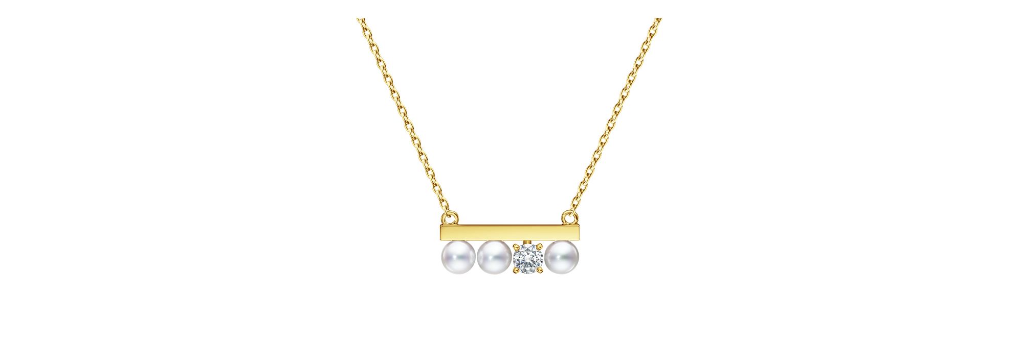 “プチ” バランス ダイヤモンド ソロ ネックレス P-16743-4-18KYG|ネックレス/balance  diamonds|TASAKI（タサキ）公式サイト