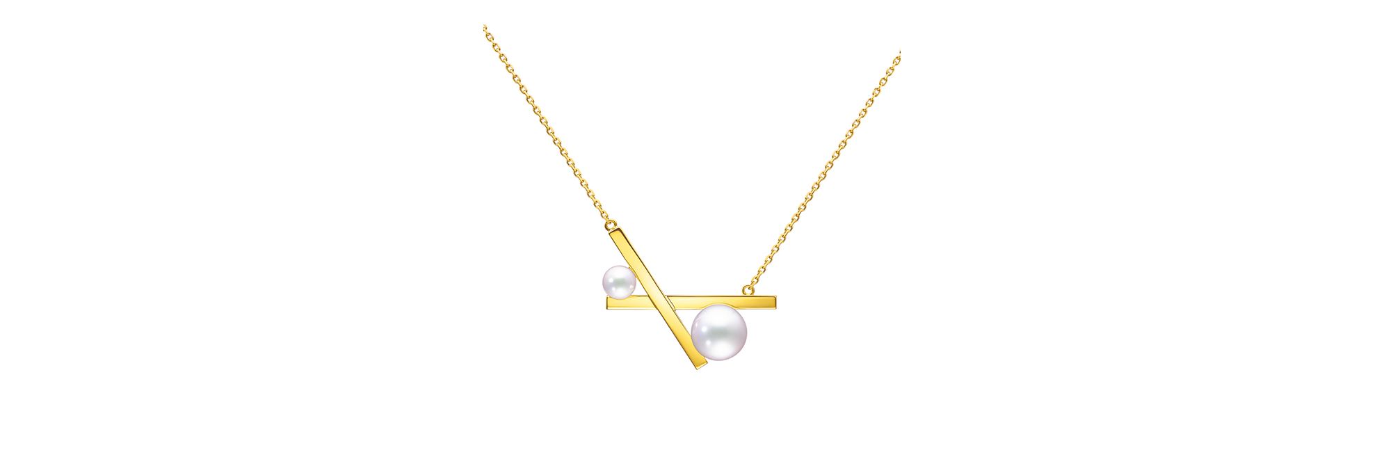 バランス クロス ネックレス P-16945-18KYG|ネックレス/balance cross 