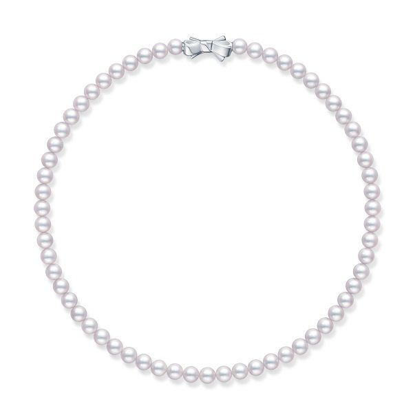 Akoya Pearl Necklace — UR-065A-SIL
