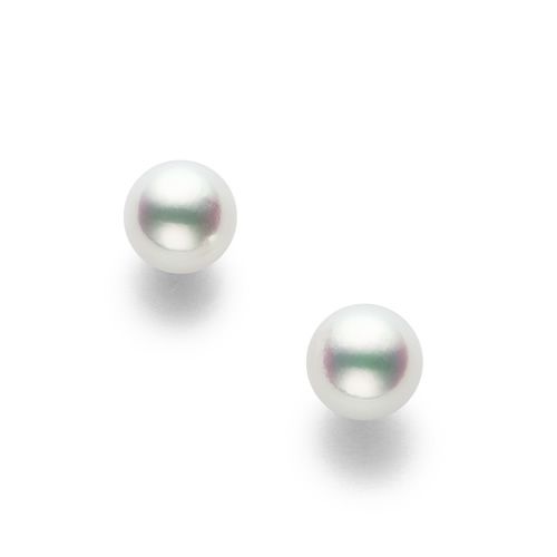 Akoya Pearl Earrings — E-P850-18KWG