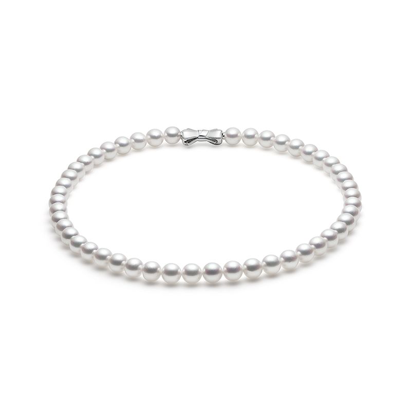 Akoya Pearl Necklace — UR-085B-SIL