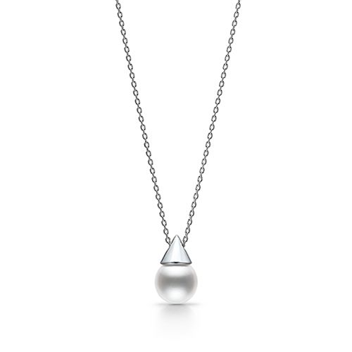 Akoya Pearl Pendant — P-15330-18KWG