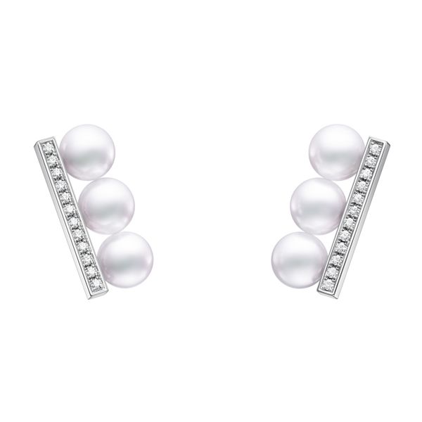 balance neo diamonds pave Earrings — E-4314-18KWG