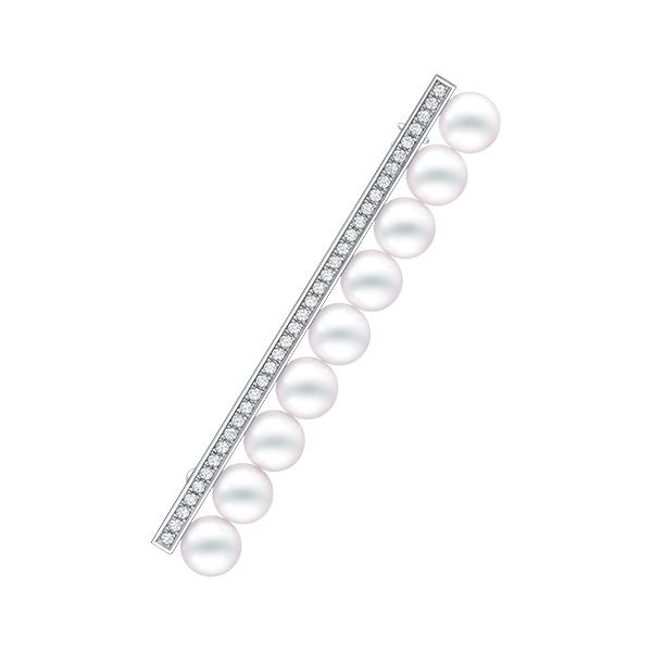 balance ikonic diamonds pave Brooch — B-4435-18KWG