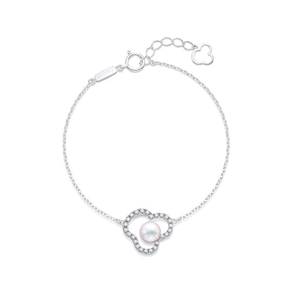 chants signature diamonds pave Bracelet — BL-0781-18KWG