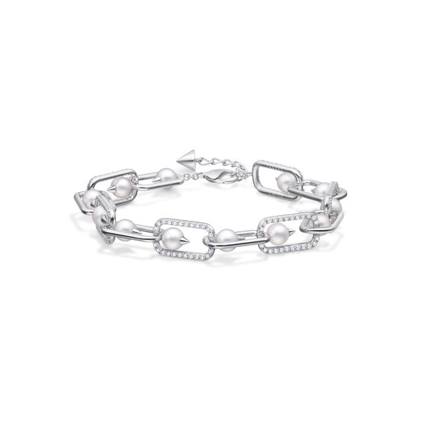 danger links diamonds pave Bracelet — BL-0799-18KWG