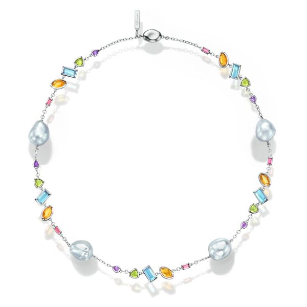 BAROQUE PEARLS Necklace — CHN-0201-18KWG