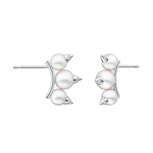danger neo diamonds pave Earrings — E-4388-18KWG
