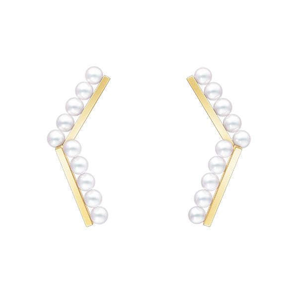 balance arm Earrings — E-4453-18KYG