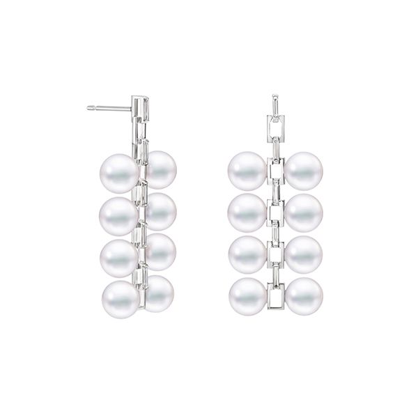 sequence diamonds Earrings — E-4478-18KWG