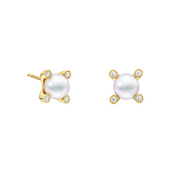 prong Earrings — E-4481-18KYG