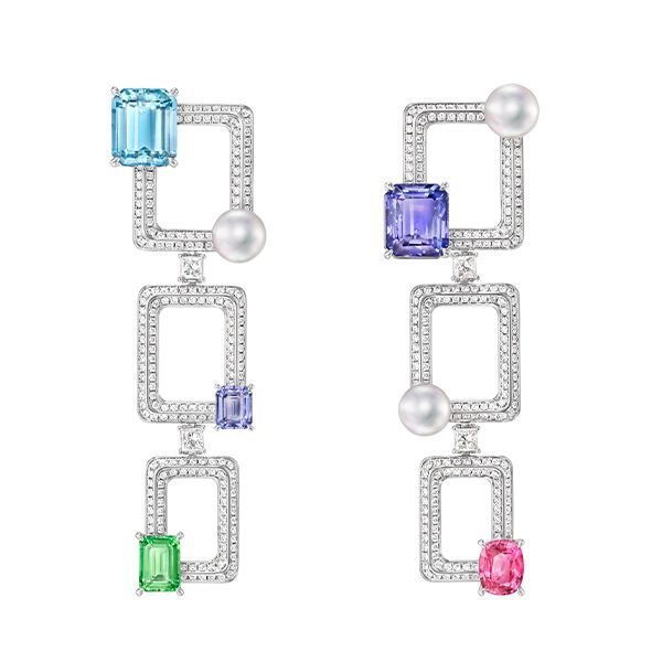 Linkage Earrings — EI-4457-18KWG-PT900