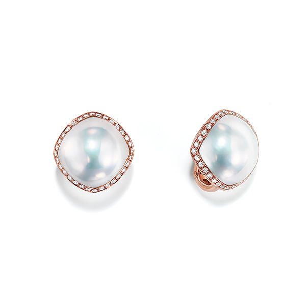 Nacre Earrings — EMP-3976-18KSG
