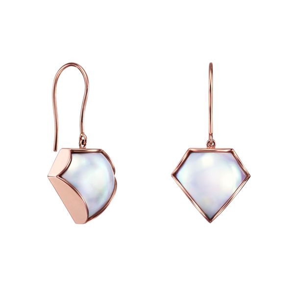 FACETED Earrings — EMP-4053-18KSG