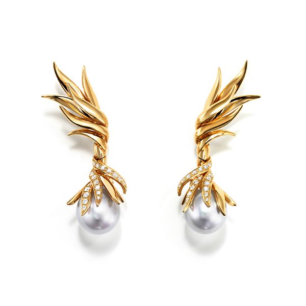 Élégance Earrings — EN-3972-18KYG