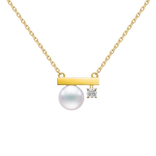 “petit” balance class Necklace — P-16744-18KYG
