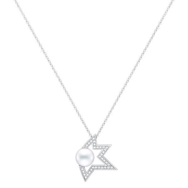 comet plus diamonds pave Pendant — P-17088-18KWG