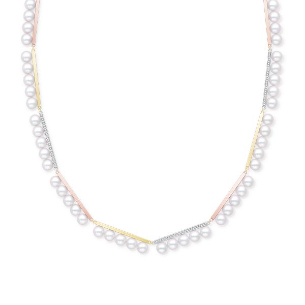 balance element Necklace — P-17227-18KSG-18KYG-18KWG