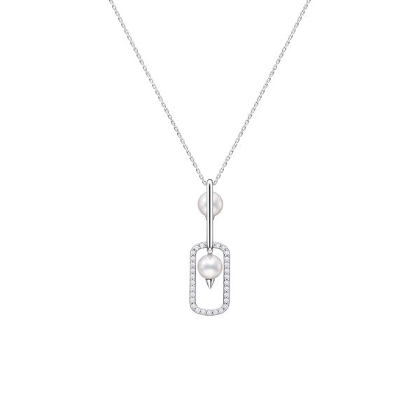 danger links diamonds pave Pendant — P-17321-18KWG