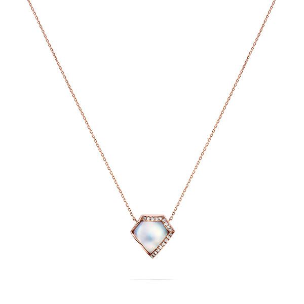 FACETED Necklace — PMP-16996-18KSG
