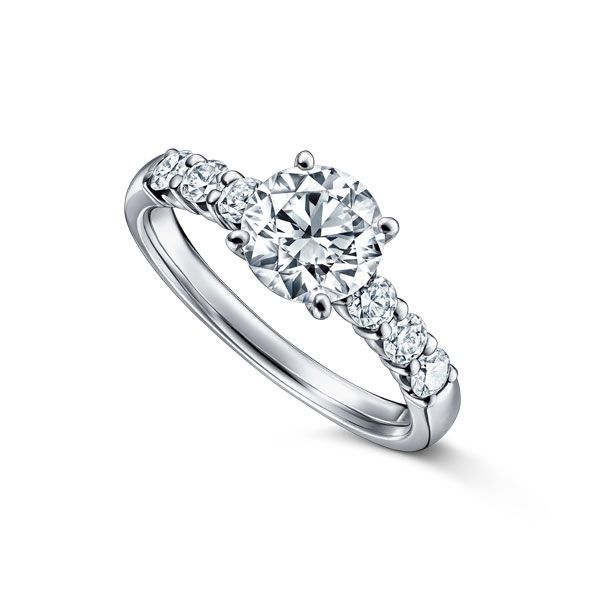 BRILLANTE Solitaire Ring — RD-F1739-PT950