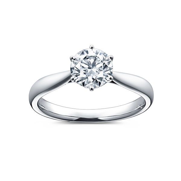 PIACERE Solitaire Ring — RD-F1946-PT950