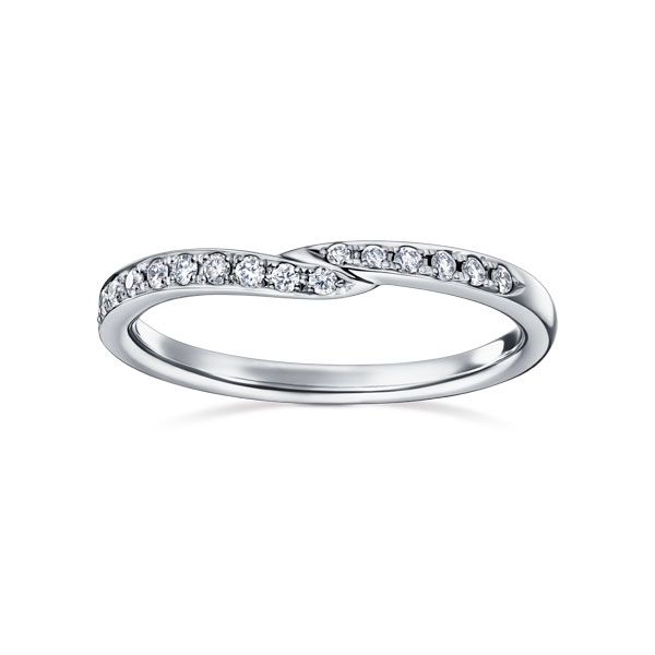 STILE Dual Pave Line Ring — RD-F2275-PT950