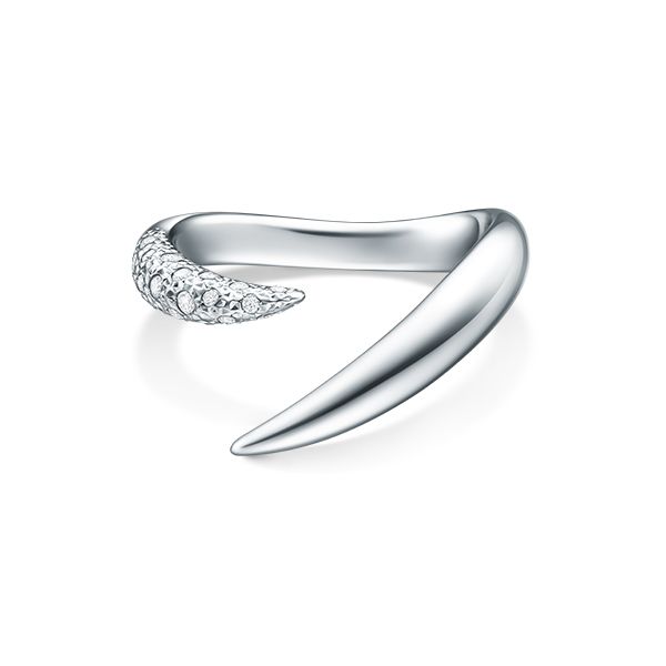 danger horn plus diamonds pave Ring — RD-F2836-18KWG