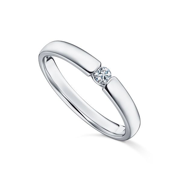 INNOCENTE 1 Stone Ring — RD-F899-PT950