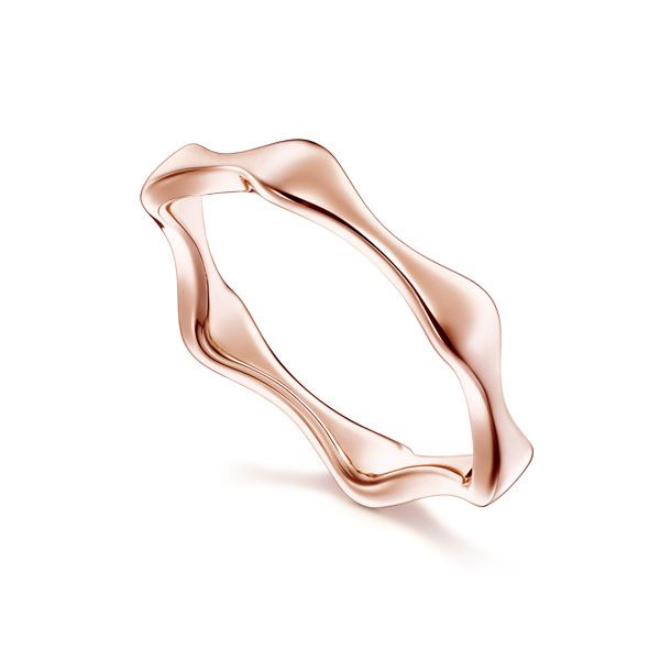 LABELLO Flower Wave Ring — RK-4508-18KSG