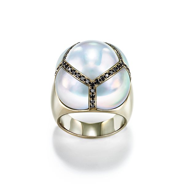 Nacre Ring — RMI-4648-18KWG