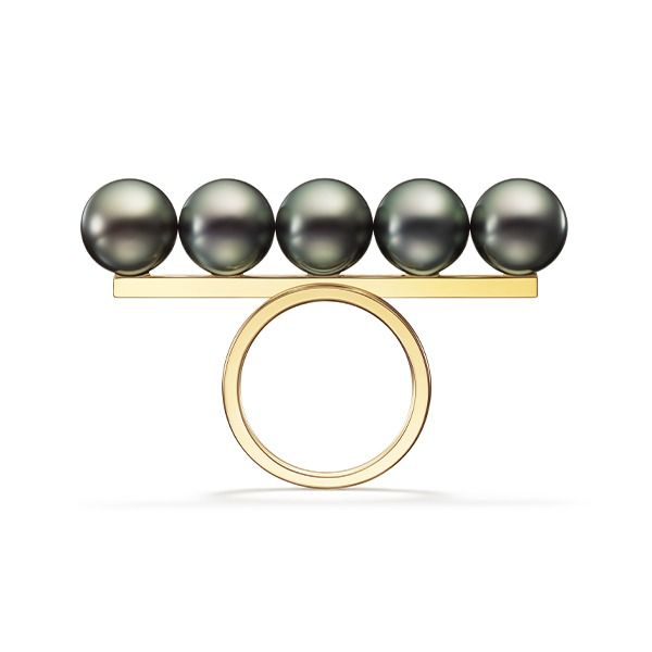 balance signature black Ring — RNB-4538-18KYG