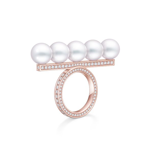 balance signature diamonds pave Ring — RPI-4885-18KSG