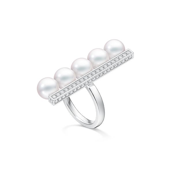 balance plus diamonds pave Ring — RPI-4887-18KWG