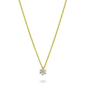 Diamond Pendant — PID-15147-4-18KYG