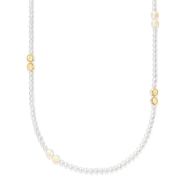 SLICED BEZEL Necklace — UFC-N1339-18KYG