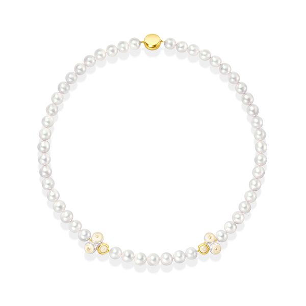SLICED BEZEL Necklace — UFC-N1340-18KYG