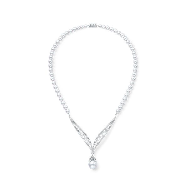 Sarah Necklace — UFN-N1304-18KWG