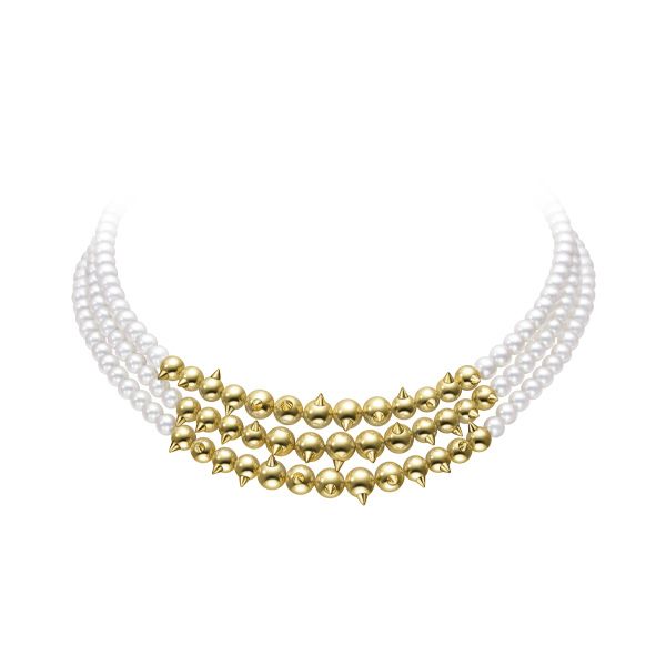 TASAKI デインジャー フロー ネックレス〈YG×あこや真珠〉