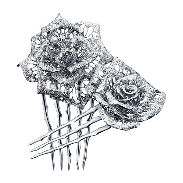 petals Hair Corsage — ZID-0334-SIL