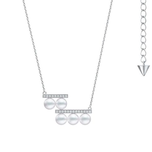 バランス ステップ ネオ ダイヤモンド パヴェ ネックレス