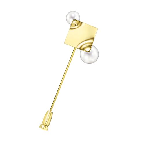 スクエアリーフ ブローチ